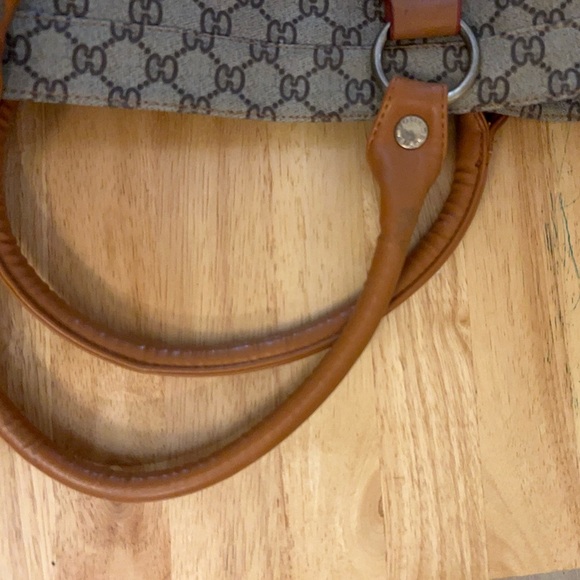 Elegant Brown and Tan Tote Bag - Picture 12 of 14